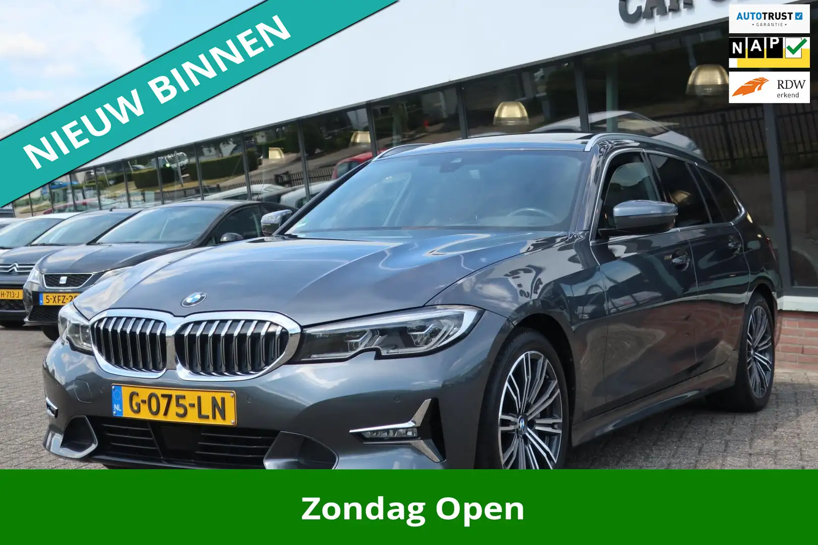 BMW 330 3-serie Touring 330i High Exe. Edi. 2e EIG_PANO_LA Grijs - 1