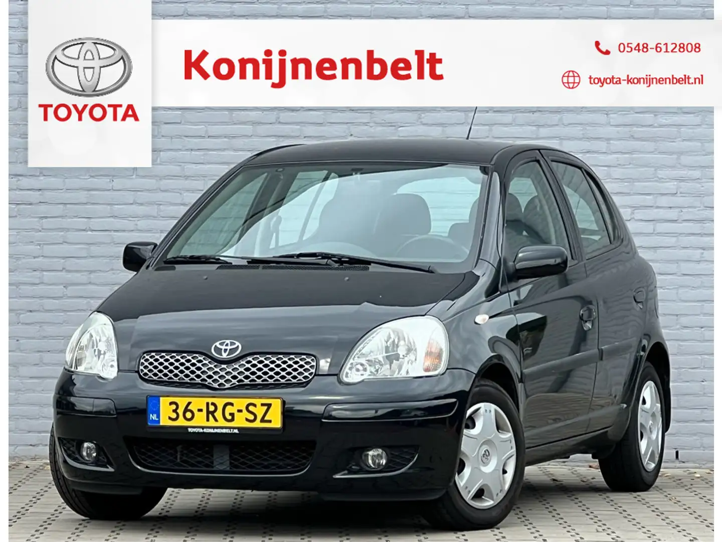 Toyota Yaris 1.3 16v VVT-i S-Line 5-deurs | Airco | Trekhaak | Negro - 1