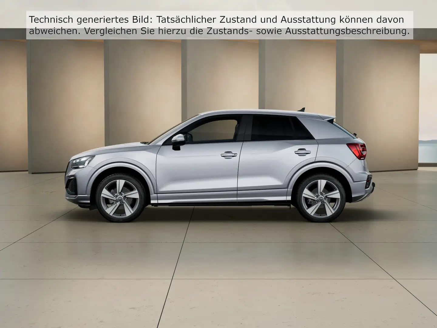 Audi Q2 advanced 35 TFSI S-tronic / Navi, Matrix, AHK Silber - 2