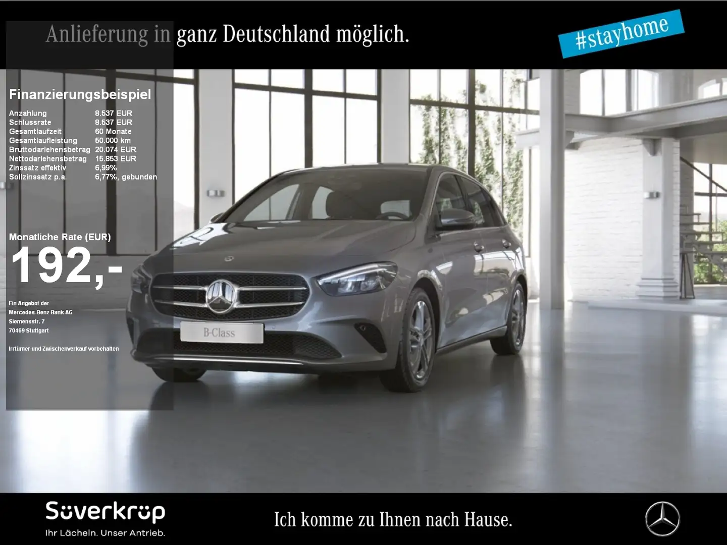 Mercedes-Benz B 200 PROGRESSIVE SPUR PDC SHZ Grau - 1