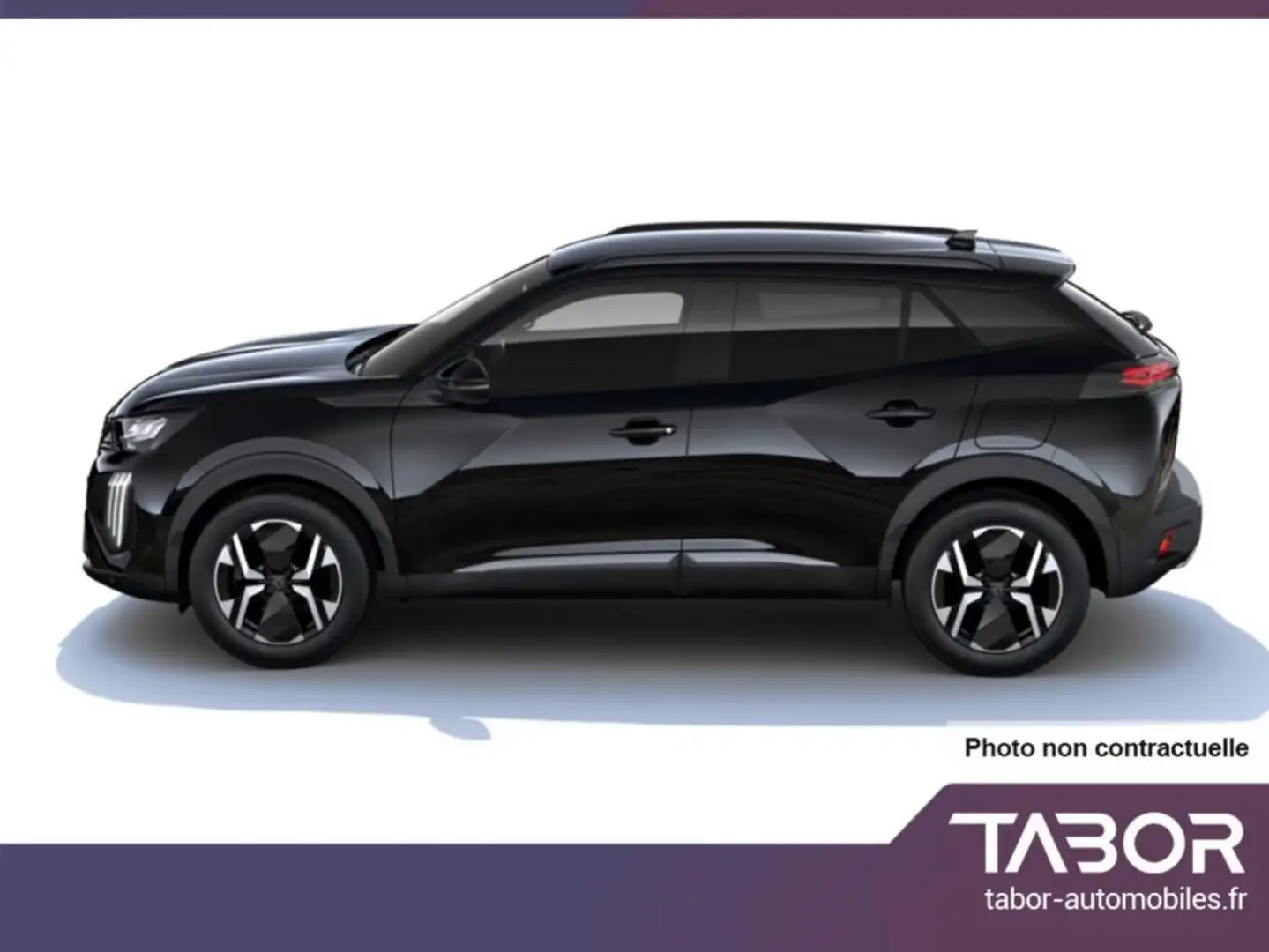 Peugeot 2008 MHEV 145 DSC6 Allure GPS ACC 360° Noir - 2