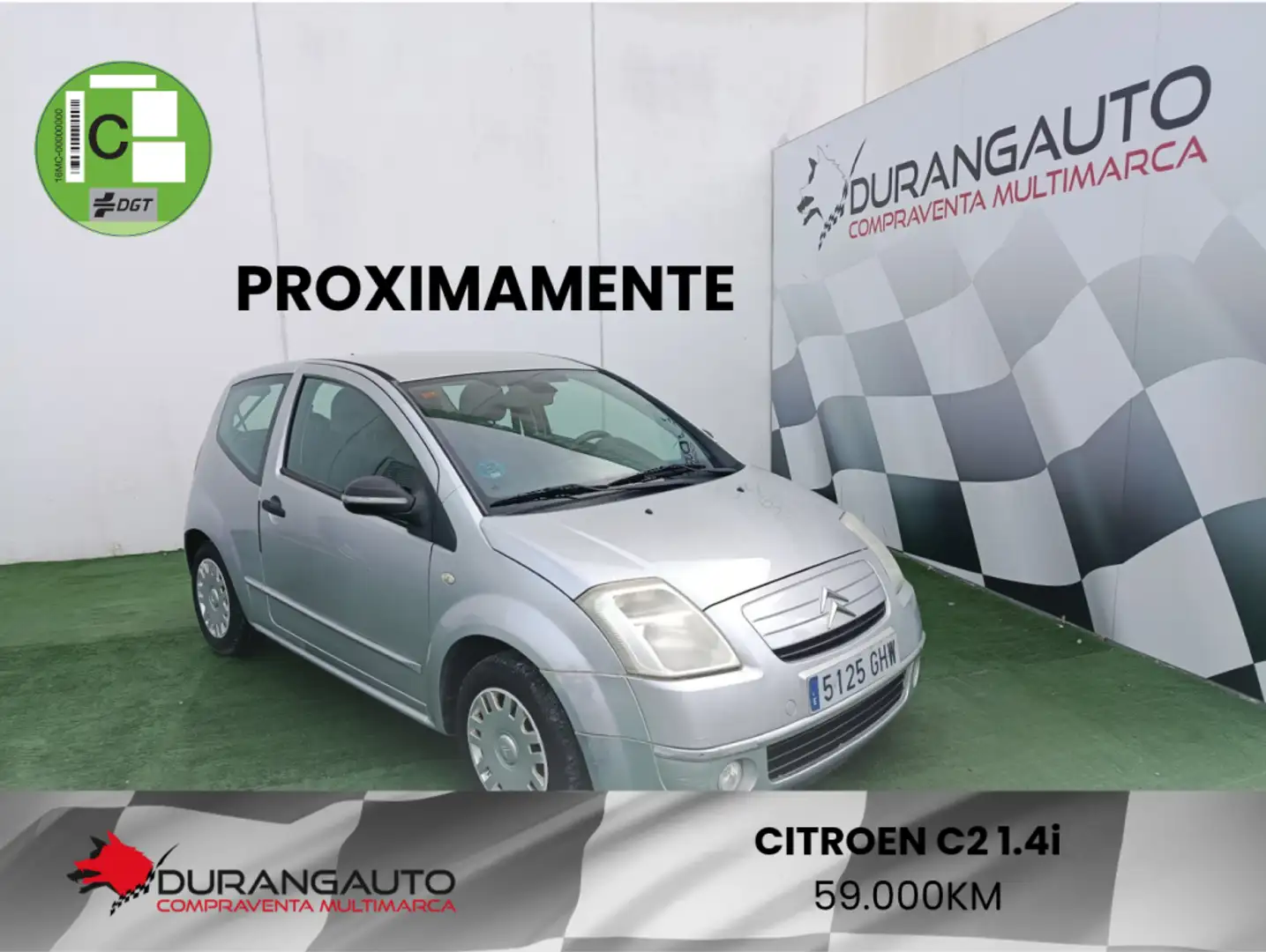 Citroen C2 1.4i Audace Gris - 1