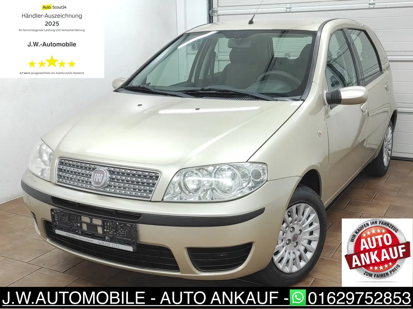 Fiat Punto 1.2 8V *TÜV 10-26* KLIMA EURO-4 ALLWETTER AUX Gold - 1