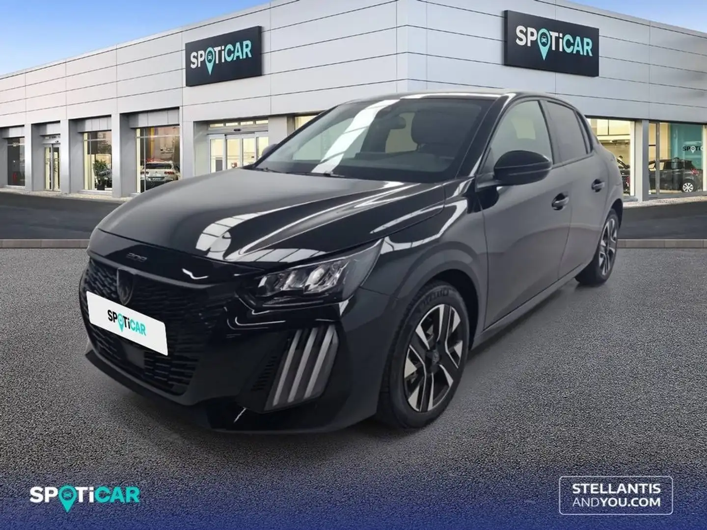 Peugeot 208 1.2 Hybrid Allure e-DCS6 100 Noir - 1