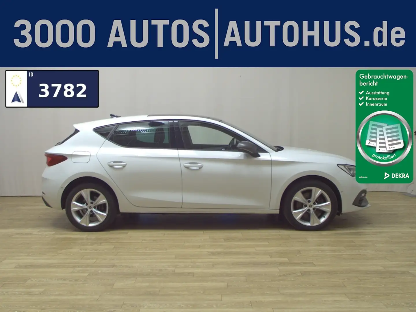 SEAT Leon 1.4 e-HYBRID FR Navi LED Pano Shz ACC Blanc - 1