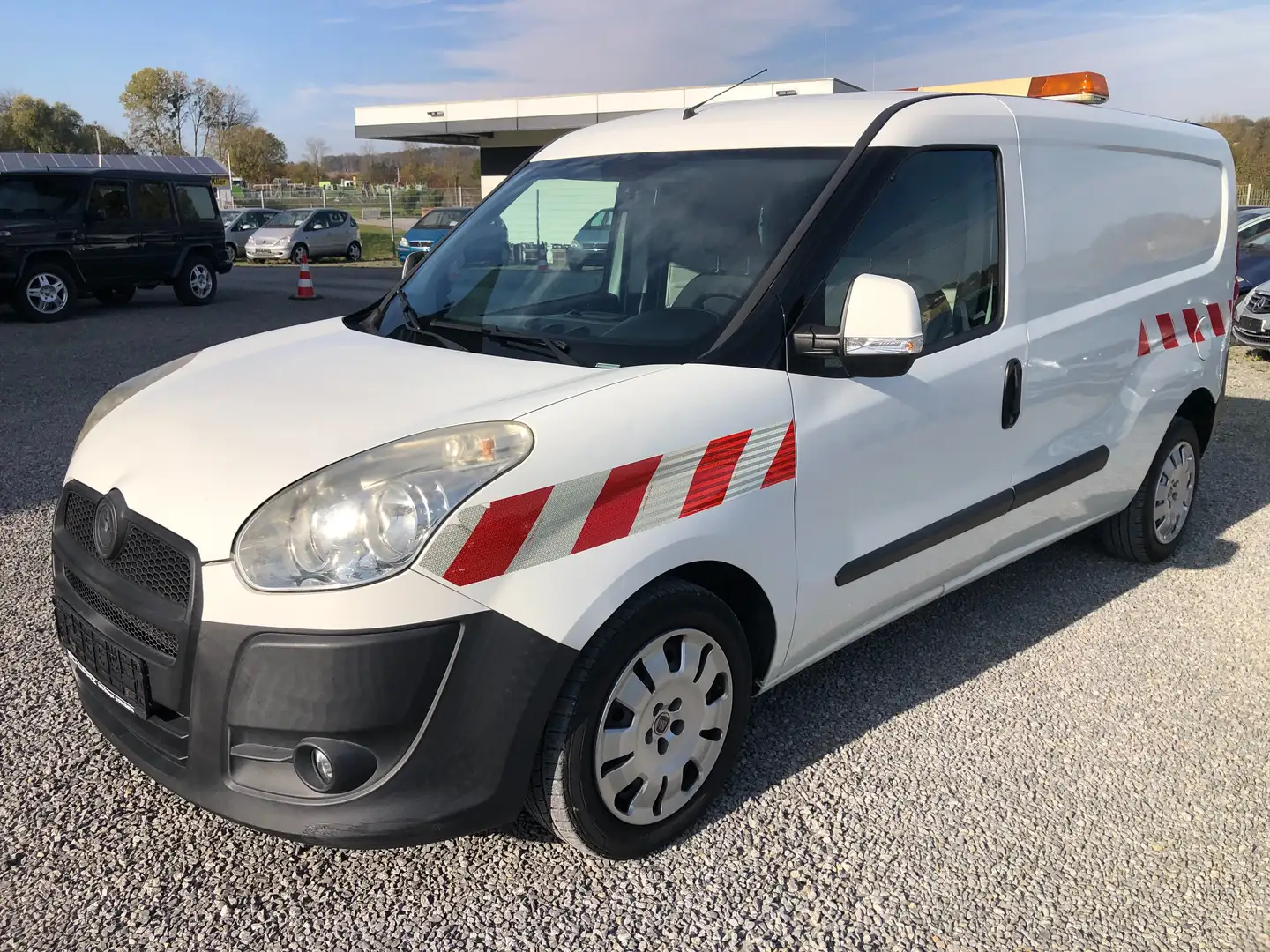 Fiat Doblo SX Maxi Kasten*AHK*Klima*Regalausbau*1.Hand* Weiß - 1