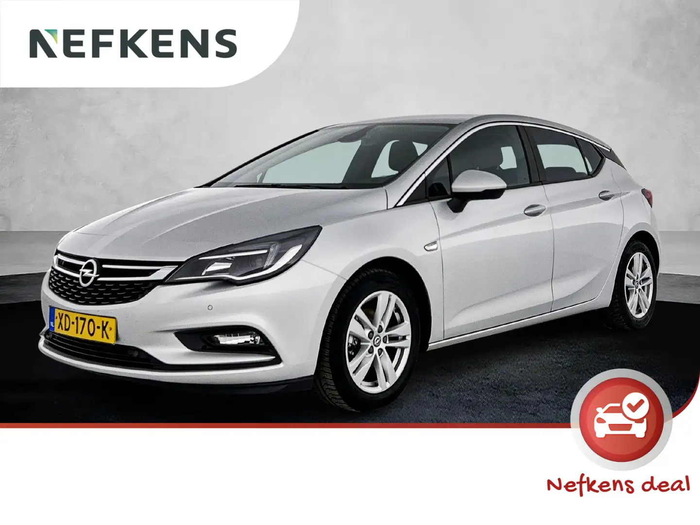 Opel Astra Online Edition 105 pk | Navigatie | Parkeersensore Grijs - 1