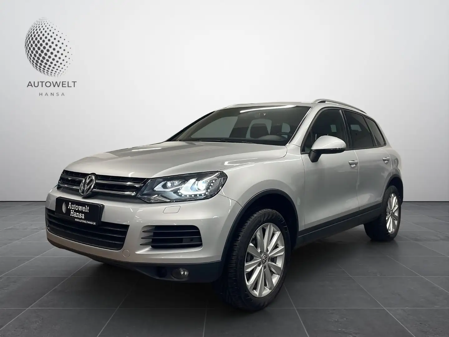 Volkswagen Touareg V6 TDI/ACC/STANDH./XEN/KEYLESS/AHK/3.5t Silber - 1