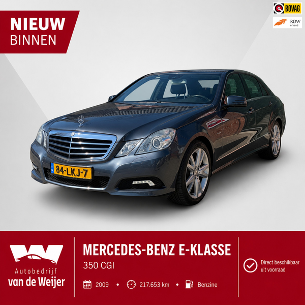 Mercedes-Benz E 350 CGI 292PK TOPWAGEN! VOL OPTIES!