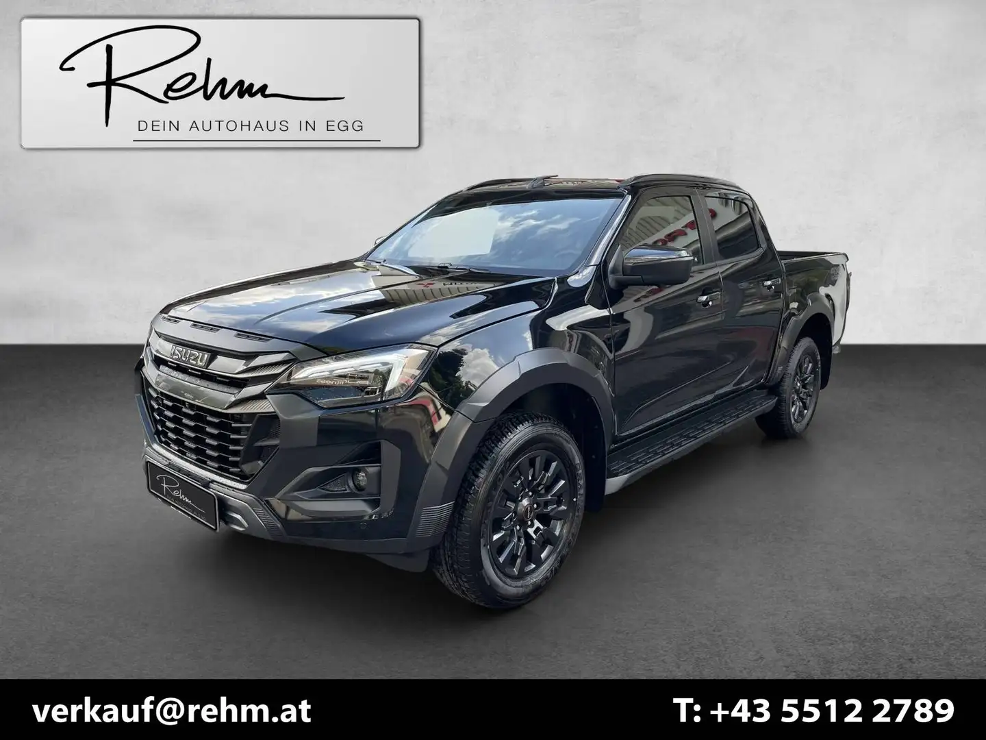 Isuzu D-Max V-Cross 2.2 163 PS 8-Gang Aut. 4WD LED Leder ohne Nova! Schwarz - 1