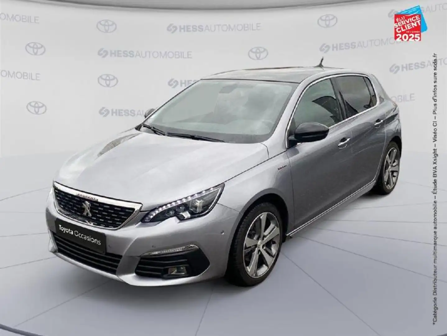 Peugeot 308 1.2 PureTech 130ch E6.3 S\u0026S GT Line Gris - 1