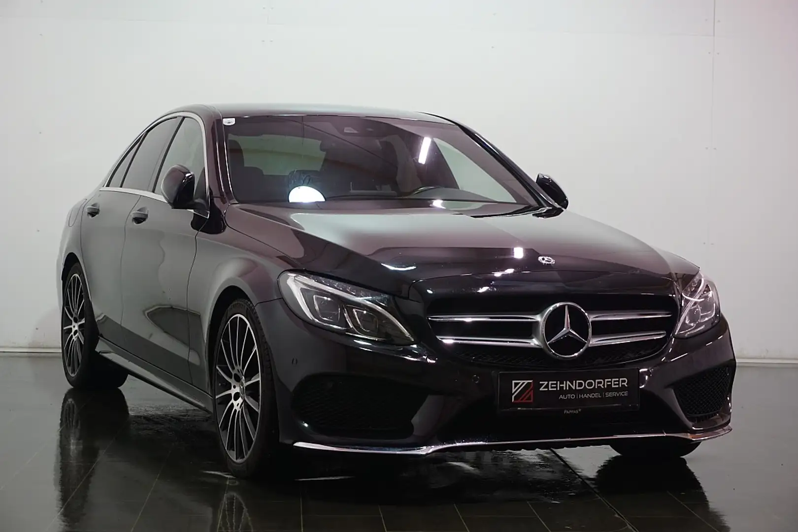 Mercedes-Benz C 200 d Aut. / 2 x AMG / NAVI / Leder  / Pickerl neu Noir - 1