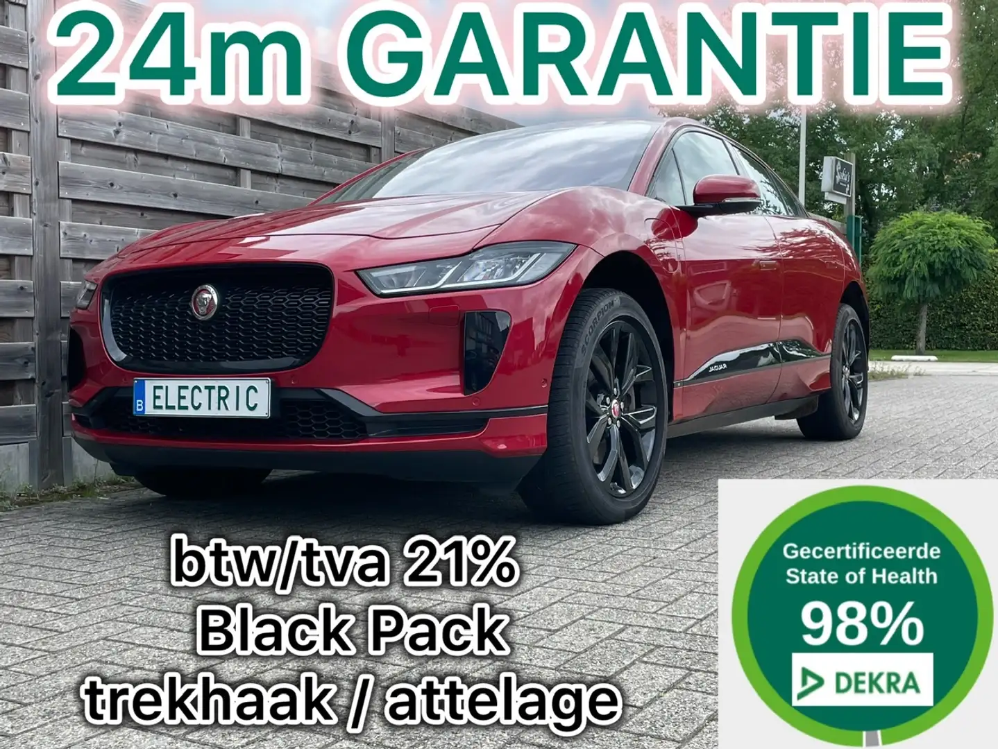 Jaguar I-Pace 90 kWh EV400 BlackPack Rouge - 1