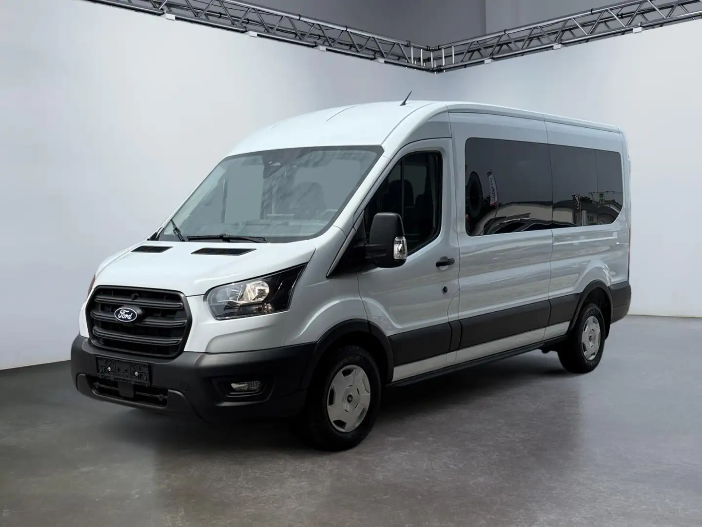 Ford Transit Trend 350 L3H2 AT 9 Si Temp AHK 2xKlima Kam PDC... Weiß - 1