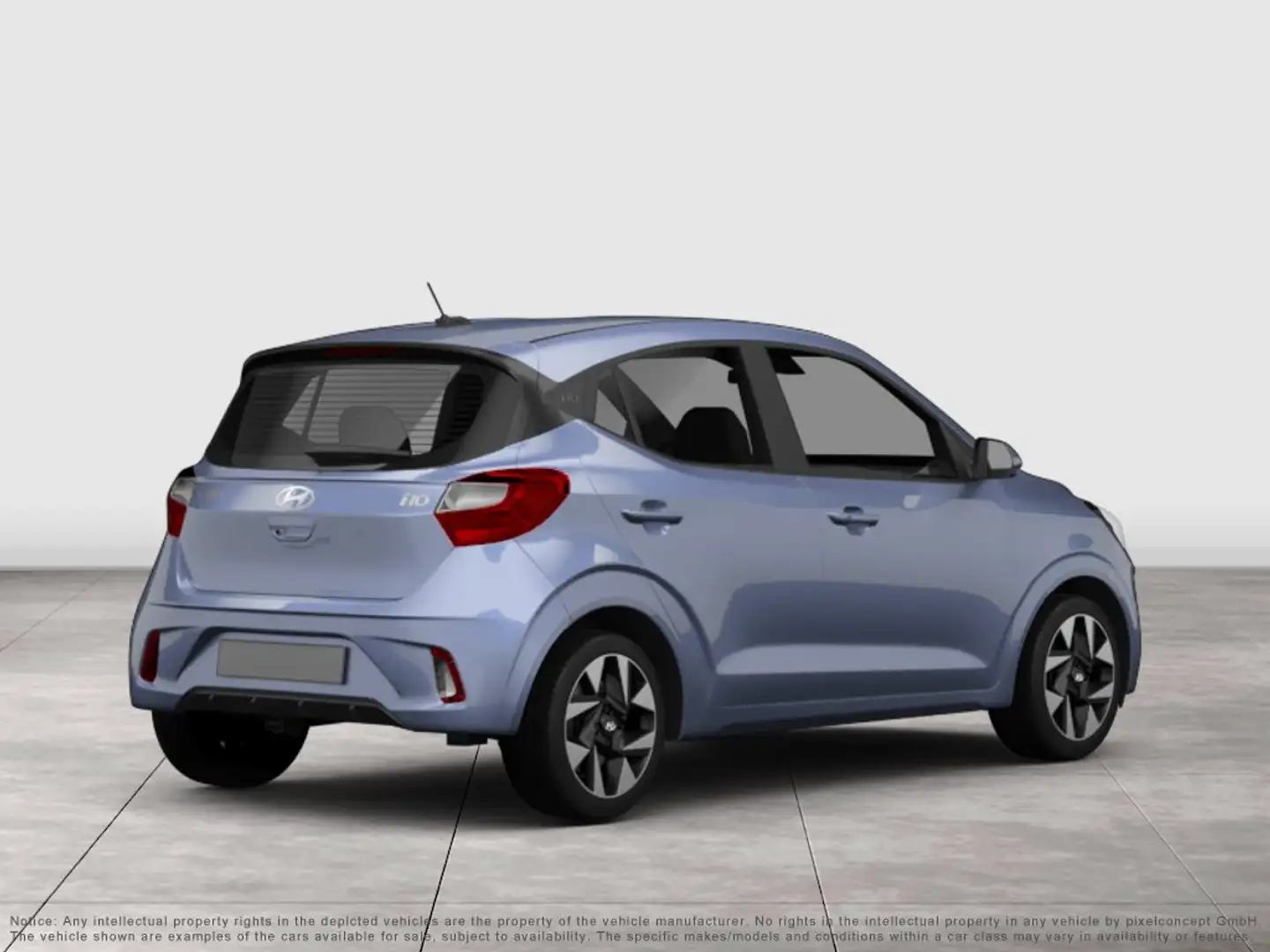 Hyundai i10 FL  1.0 Trend Trend RFK NAVI PDC V+H DAB LM Bleu - 2