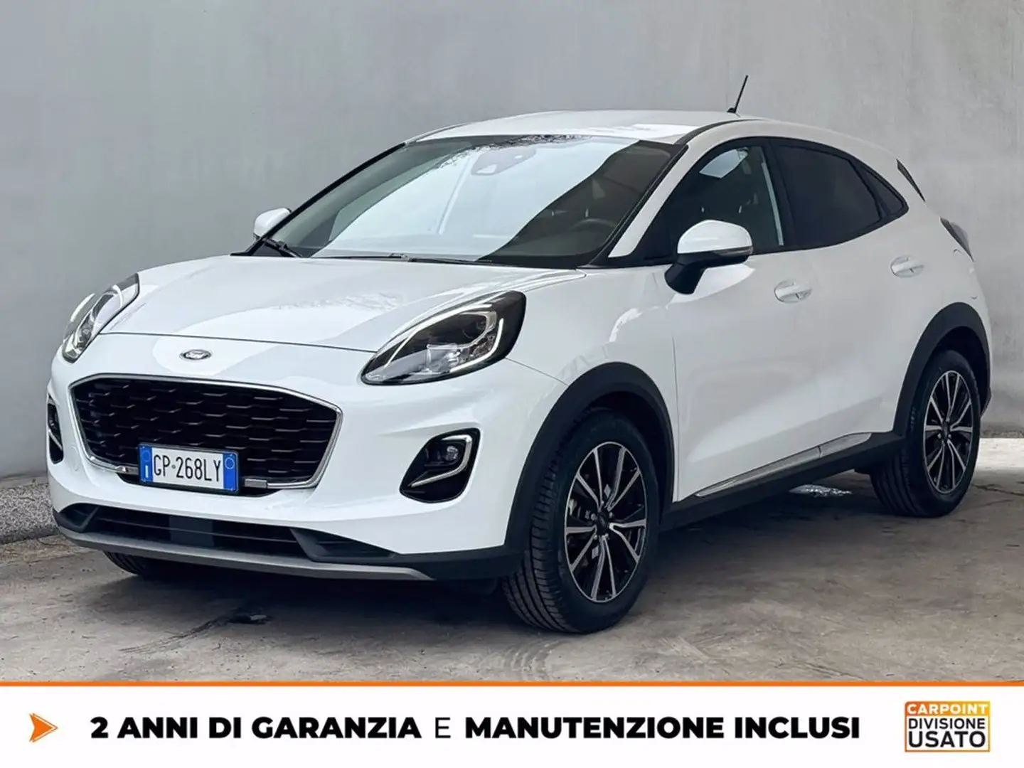 Ford Puma 1.0 ecoboost h titanium s&s 125cv Weiß - 1