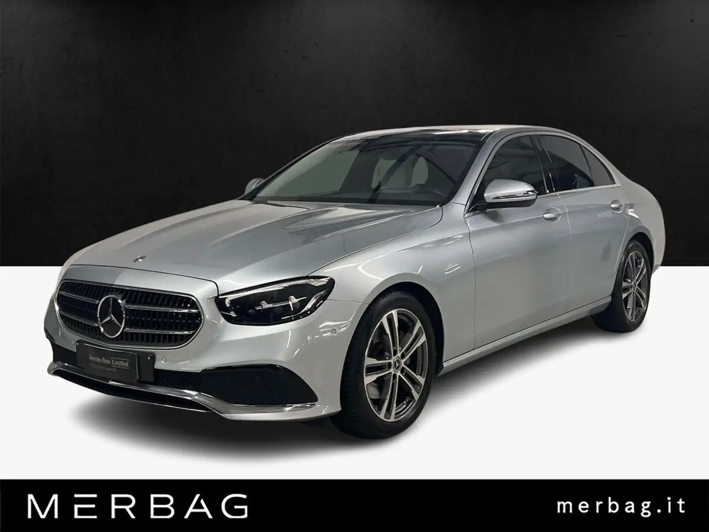Mercedes-Benz E 200 Auto Mild hybrid Business Sport Stříbrná - 1