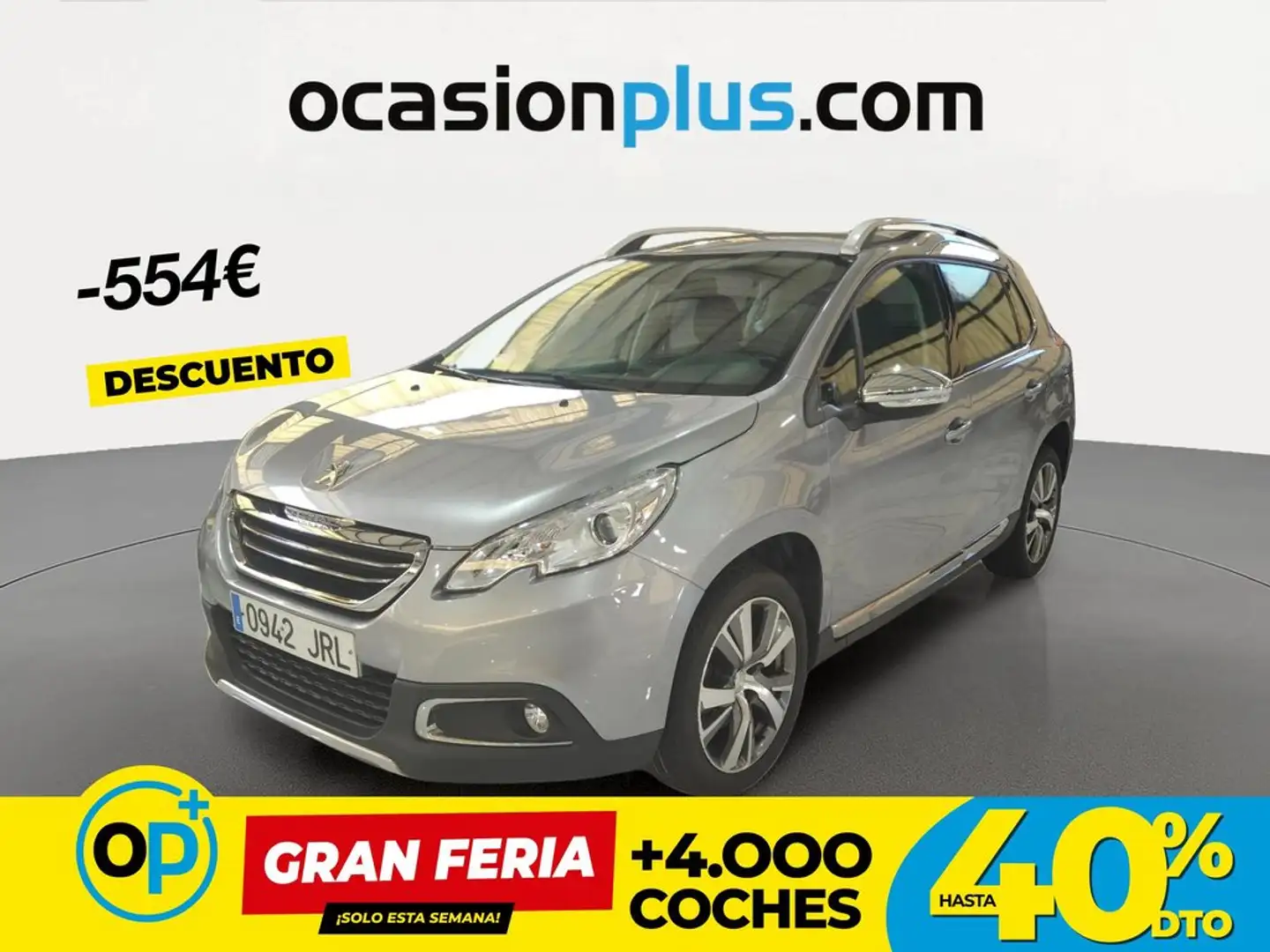Peugeot 2008 1.2 PureTech S&S Allure 110 Gris - 1