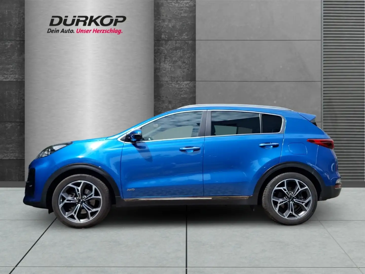 Kia Sportage GT-Line 4WD CRDi Mild Hybrid Panodach Blau - 2
