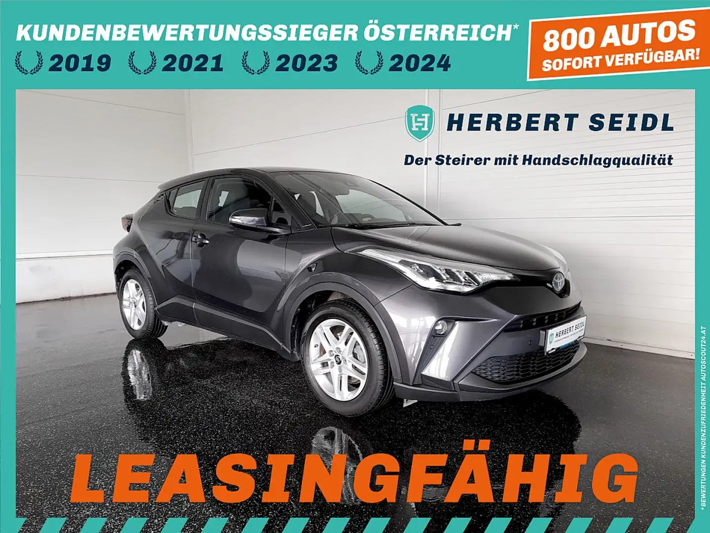 Toyota C-HR 2,0 Aut. *VOLL LED / NAVI / KAMERA / ACC / TOTW... Grau - 1