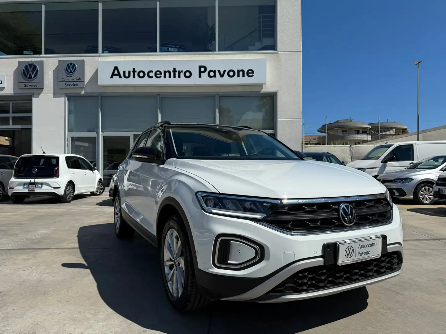 Volkswagen T-Roc 1.0 tsi Life 110cv -IQ Drive Pack-Tech Pack- Blanc - 1