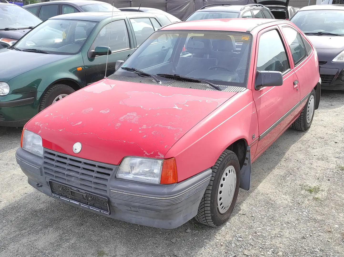 Opel Kadett E GL AUTOMATIK ZV SERVO ALLWETTER EL.AUSSENSPIEGEL Červená - 1