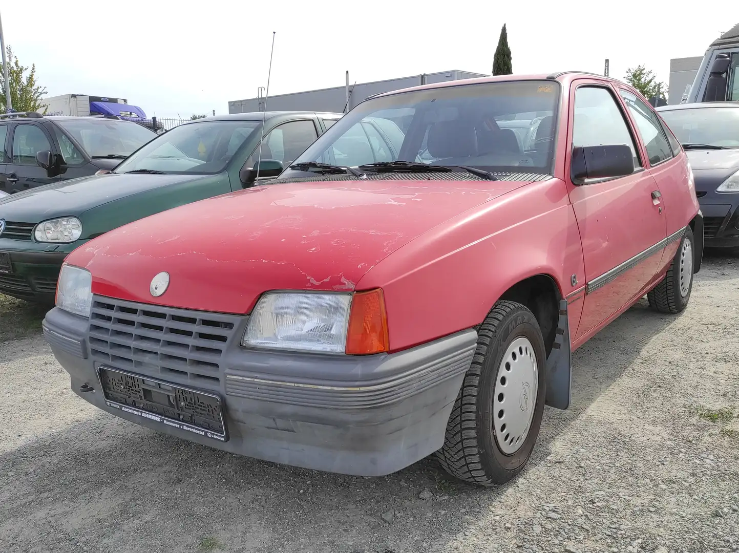 Opel Kadett E GL AUTOMATIK ZV SERVO ALLWETTER EL.AUSSENSPIEGEL Červená - 2