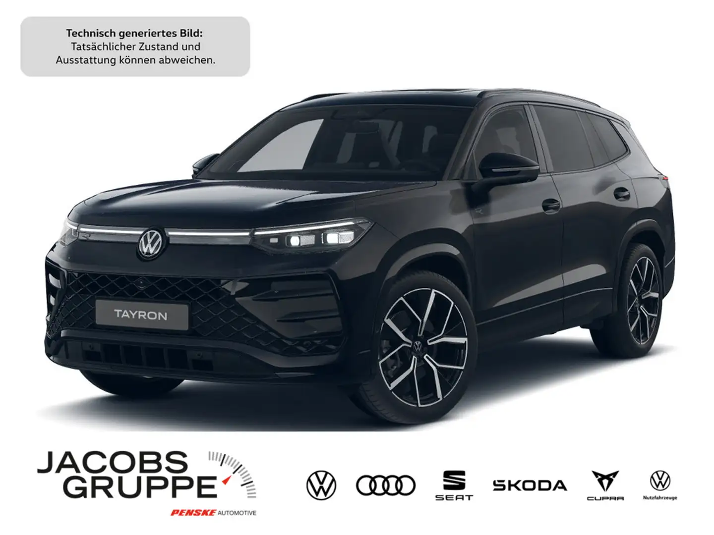 Volkswagen Tayron 2.0 TDI 4M R-Line "Black Style" DSG,Na Schwarz - 1