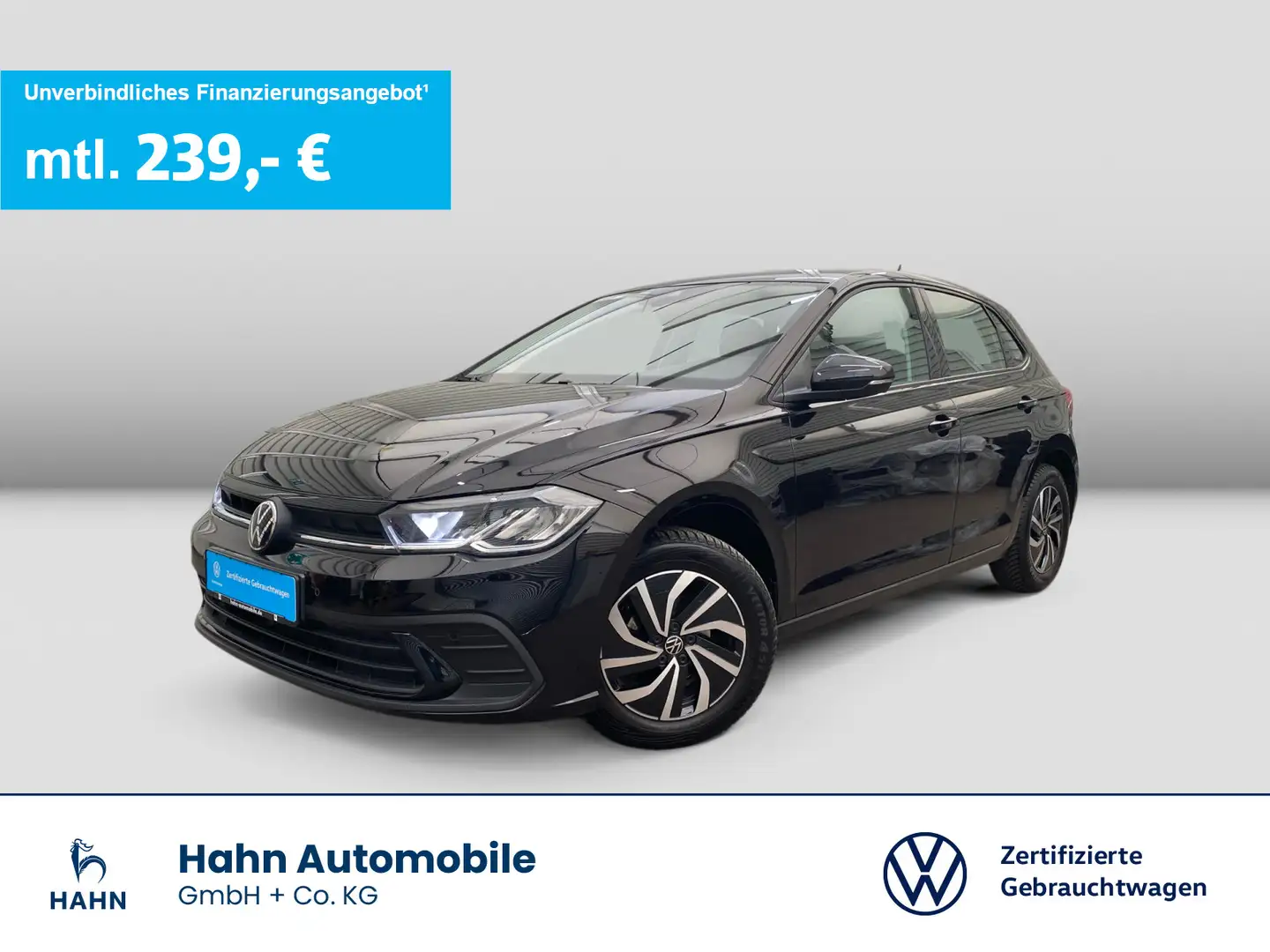 Volkswagen Polo 1.0 TSI DSG Life ACC App-Connect LED Schwarz - 1