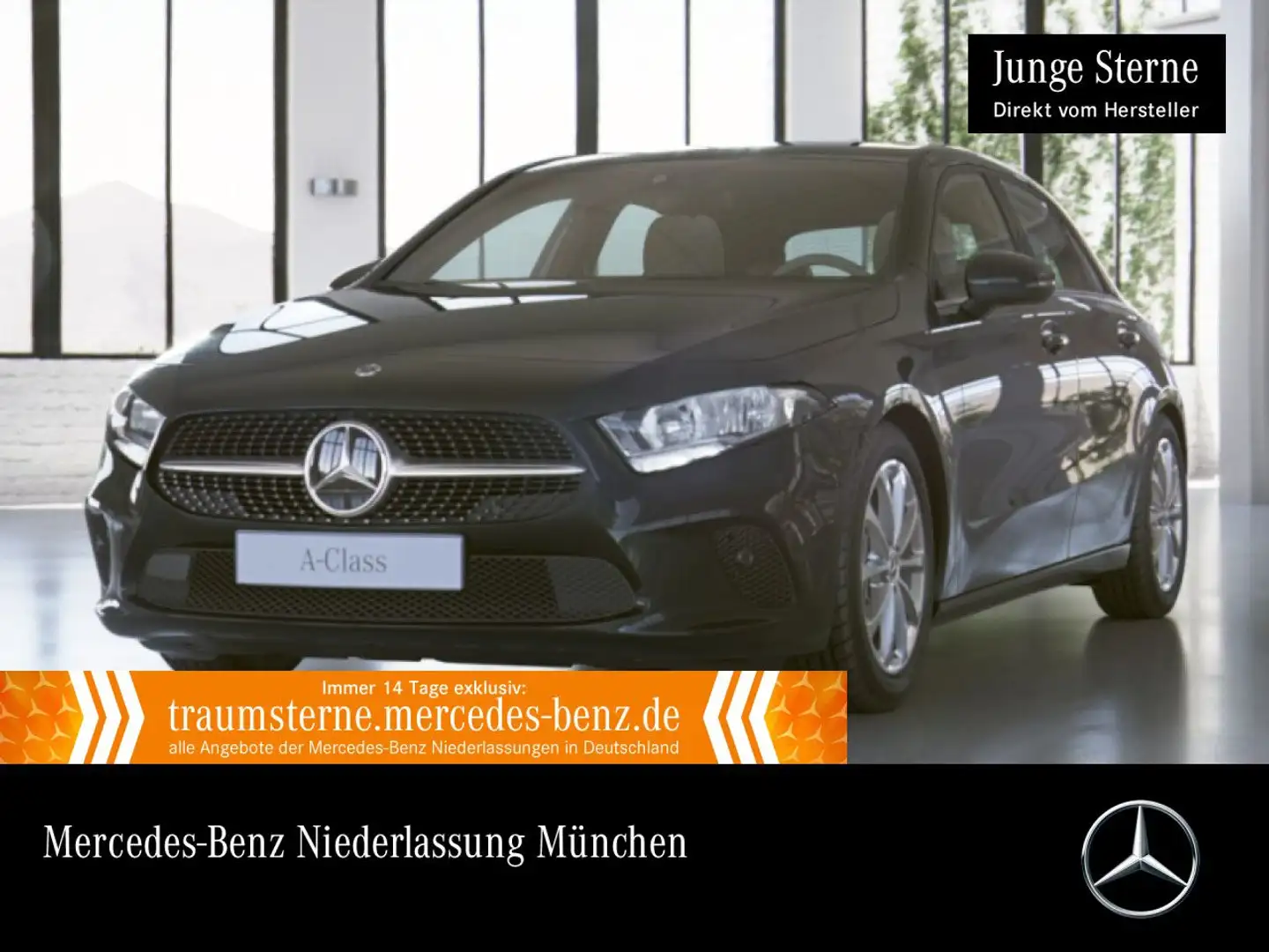 Mercedes-Benz A 200 d STYLE+STHZG Schwarz - 1