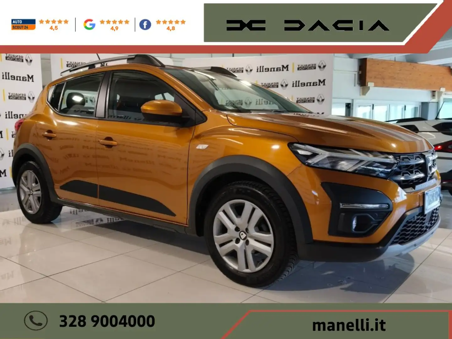 Dacia Sandero Stepway 1.0 tce ECO-G Comfort SL DaciaPlus rif.GH Arancione - 1