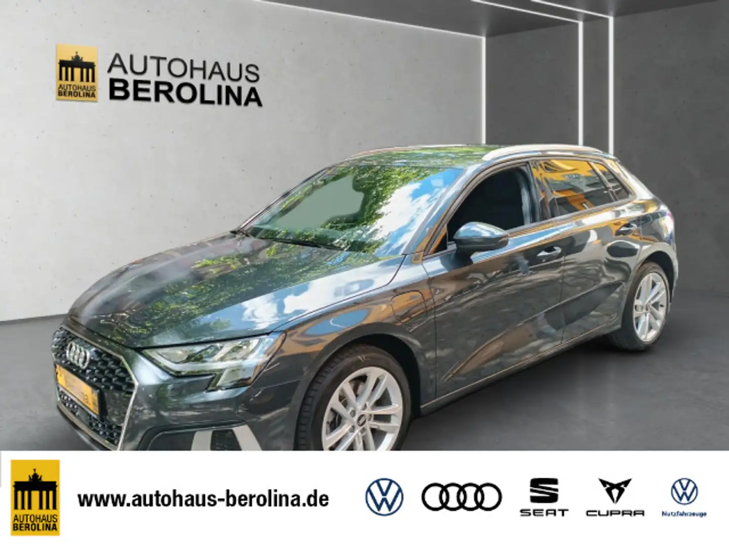 Audi A3 40 TFSI e Adv. S tronic *AHK*NAV+* Grijs - 1
