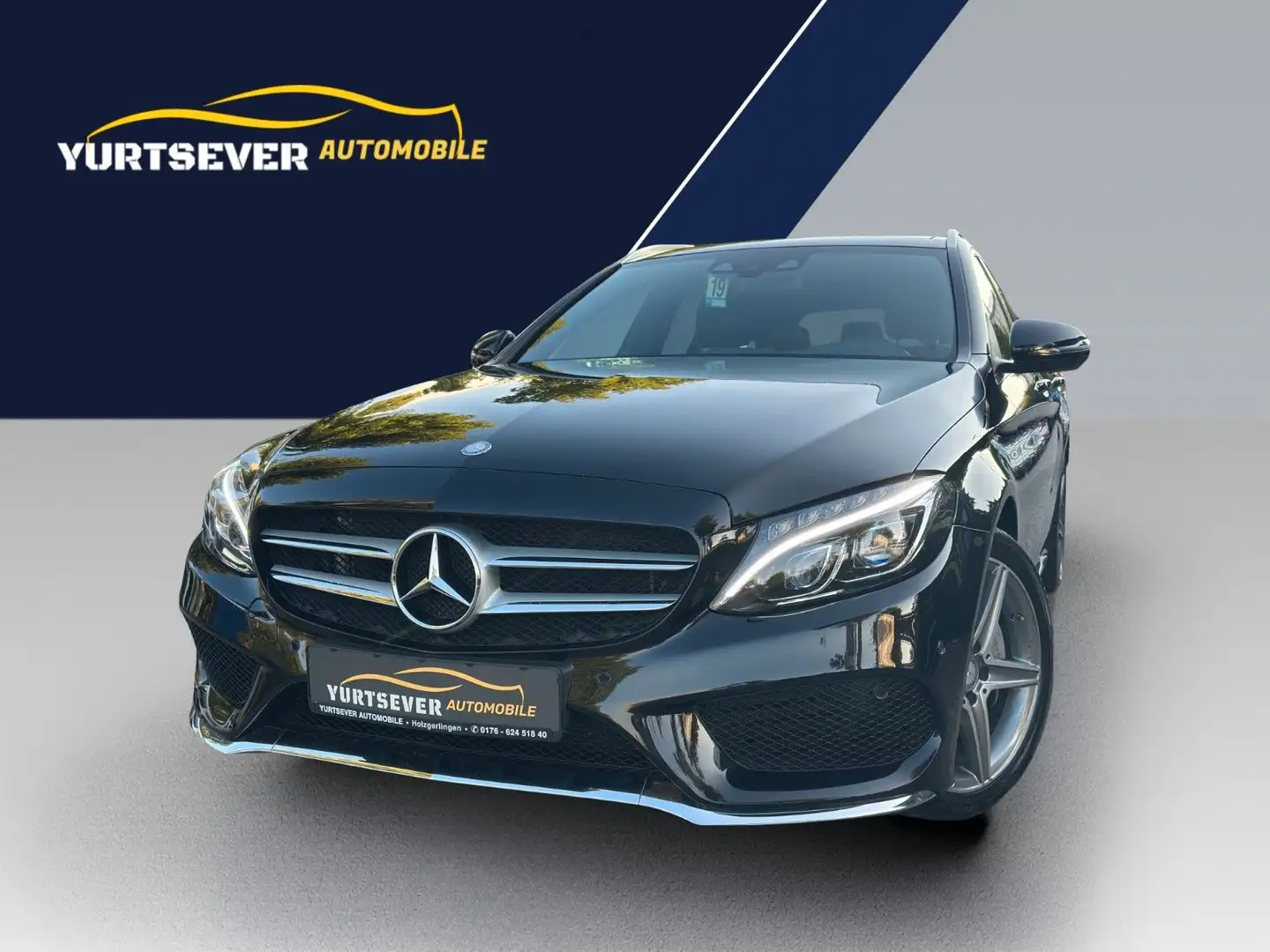 Mercedes-Benz C 250 d T 4Matic*3xAMG*PANORAMA*LED*AHK*ALU*KAM* Zwart - 1