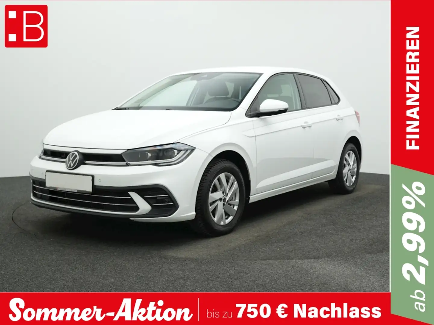 Volkswagen Polo 1.0 TSI DSG Style ARTVELOUR NAVI KAMERA ACC Blanc - 1