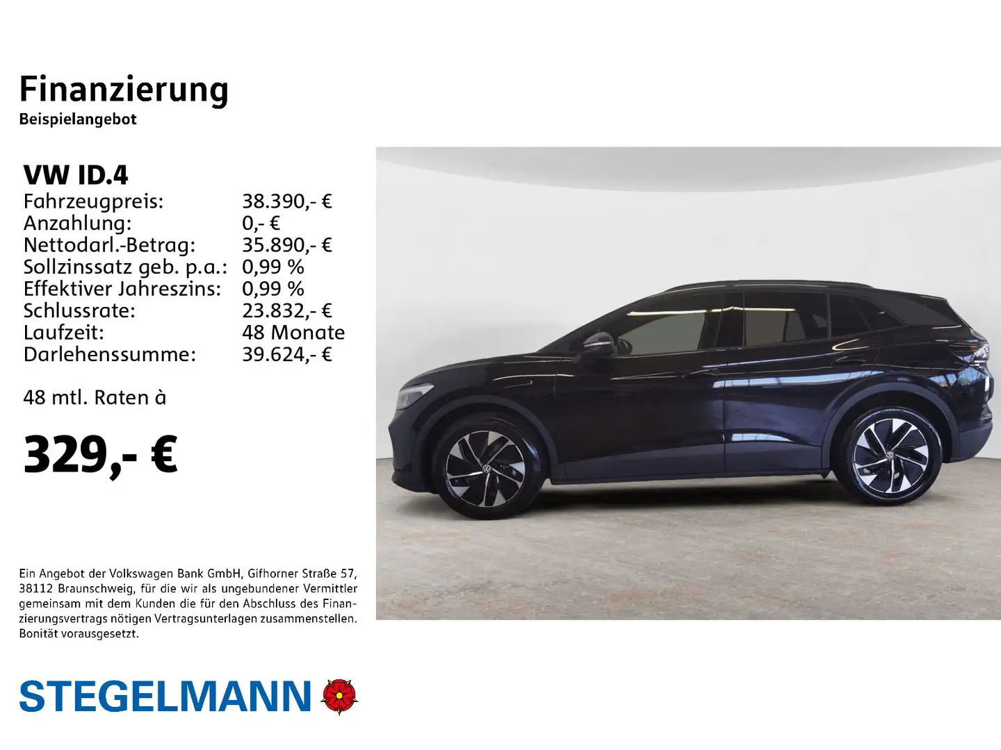 Volkswagen ID.4 Pro 210kW/77kWh Move *LED*Wärmepumpe*ACC*Na Schwarz - 2