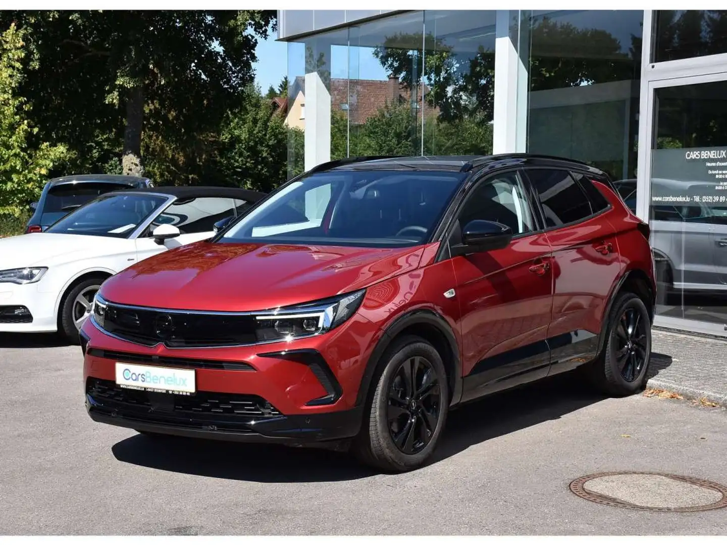 Opel Grandland 1.2 Turbo GS Auto. ACC LANE SIDE PARK CAM 1 MAIN Rouge - 2