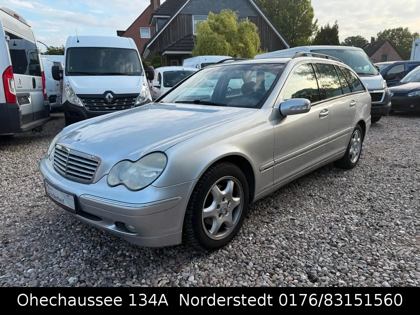Mercedes-Benz C 200 C -Klasse T-Modell  Kompressor Top Zustand Argent - 1