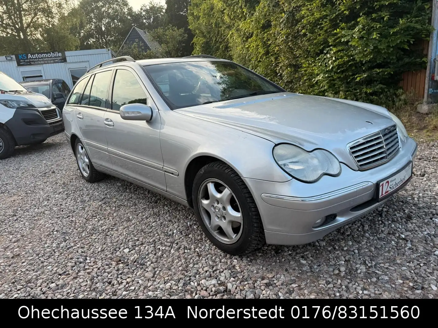 Mercedes-Benz C 200 C -Klasse T-Modell  Kompressor Top Zustand Argent - 2