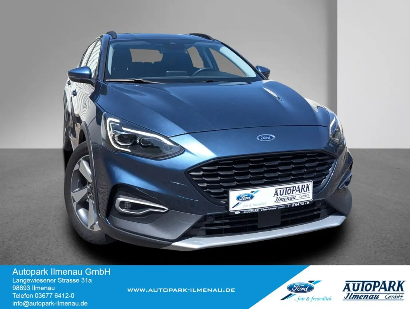 Ford Focus 1.5 EcoBoost Aut. ACTIVE LED+BLIS+AHK+RFK+SHZ+Navi Azul - 1