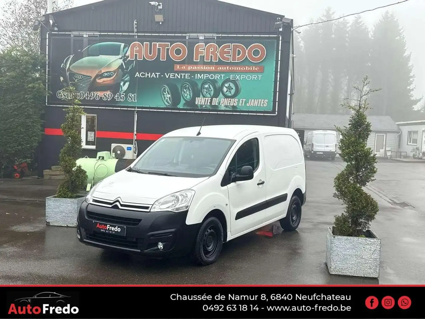 Citroen Berlingo 1.6 BlueHDi M Light Club * Gps * Tva * Dispo */* Weiß - 1