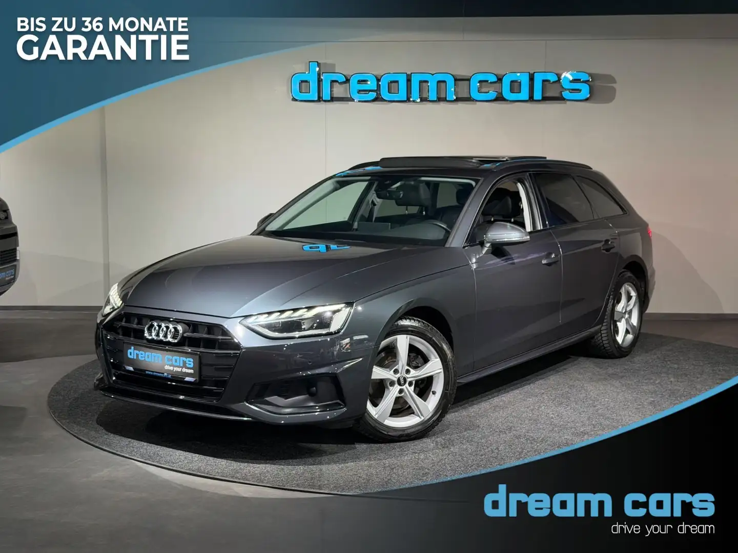 Audi A4 Avant 30 TDI S-tronic / PANO / LEDER / LED / Grau - 1