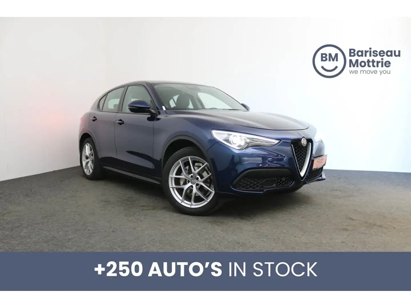 Alfa Romeo Stelvio Q4 AUTOMAAT *LEDER*DAB*GPS*CAMERA+SENSOREN* Bleu - 1