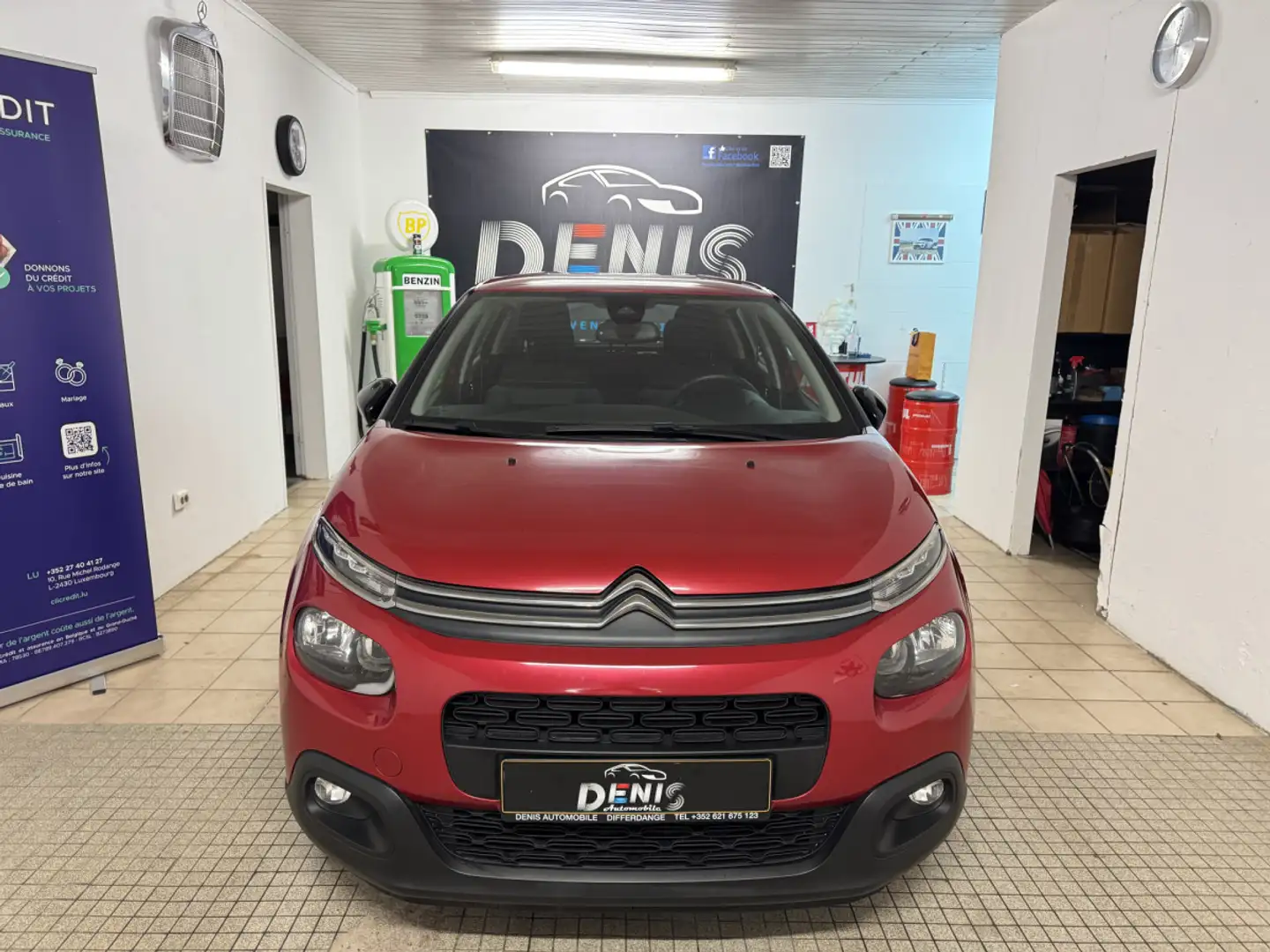 Citroen C3 1.5 BlueHDI 102Ch 6vitesses-navi-radars de recul Rouge - 2