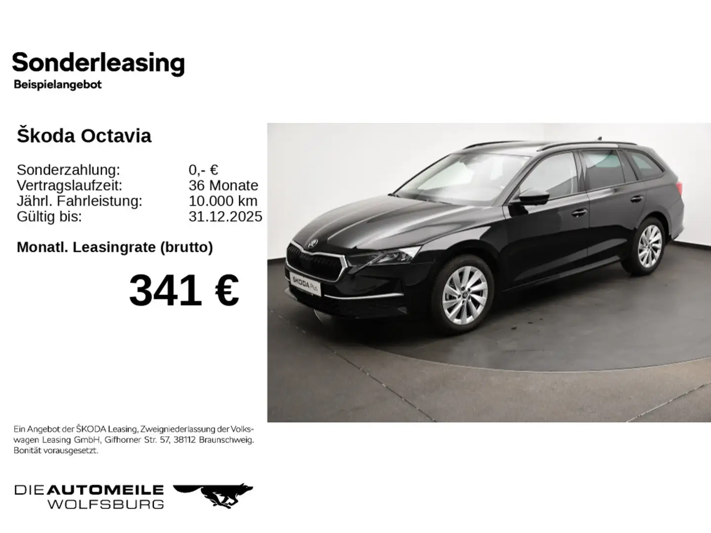 Skoda Octavia 4 IV Combi 1.5 eTSI DSG Selection Matrix Schwarz - 2