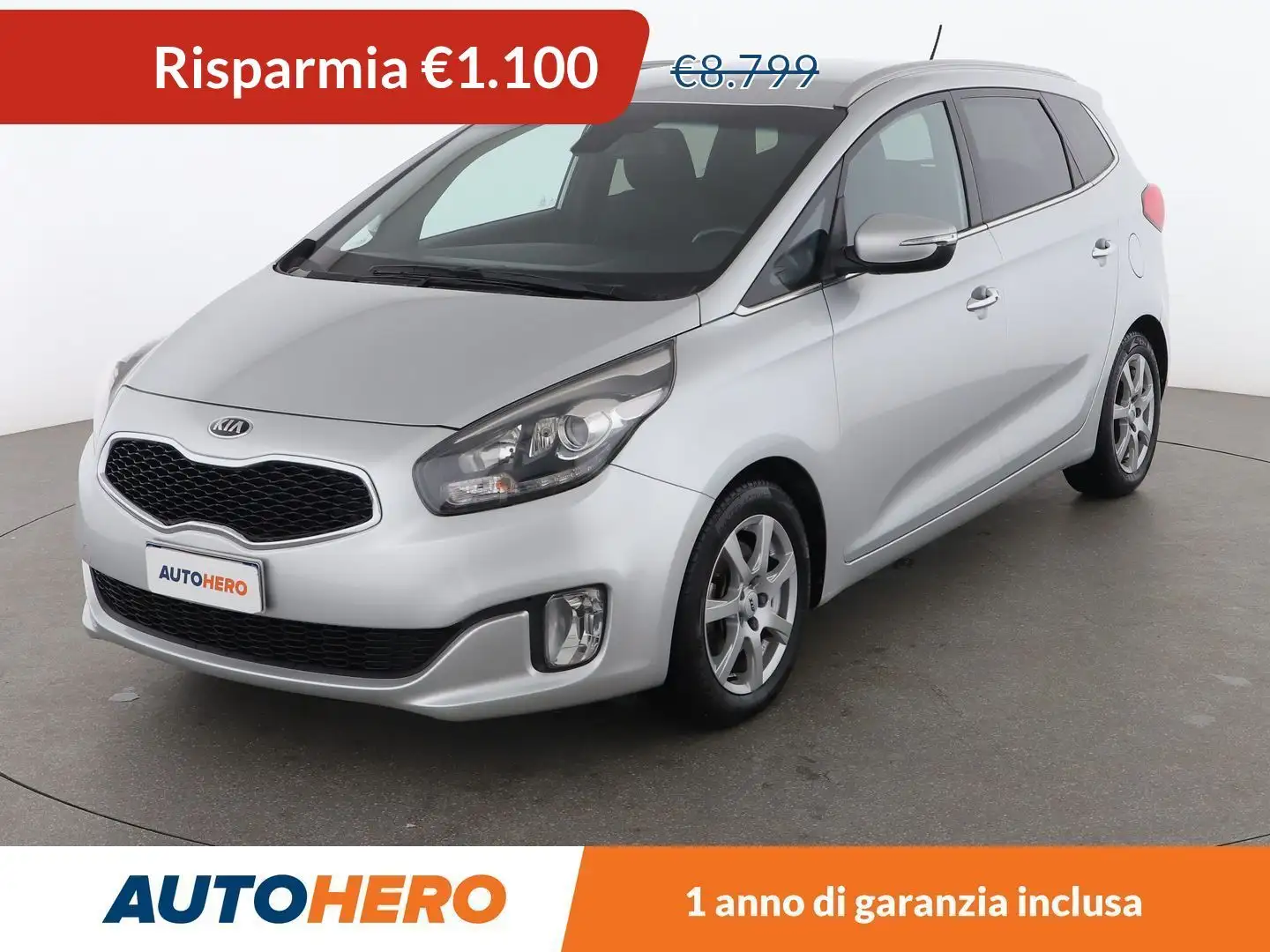 Kia Carens 1.7 CRDi Class 136 CV Auto Argento - 1