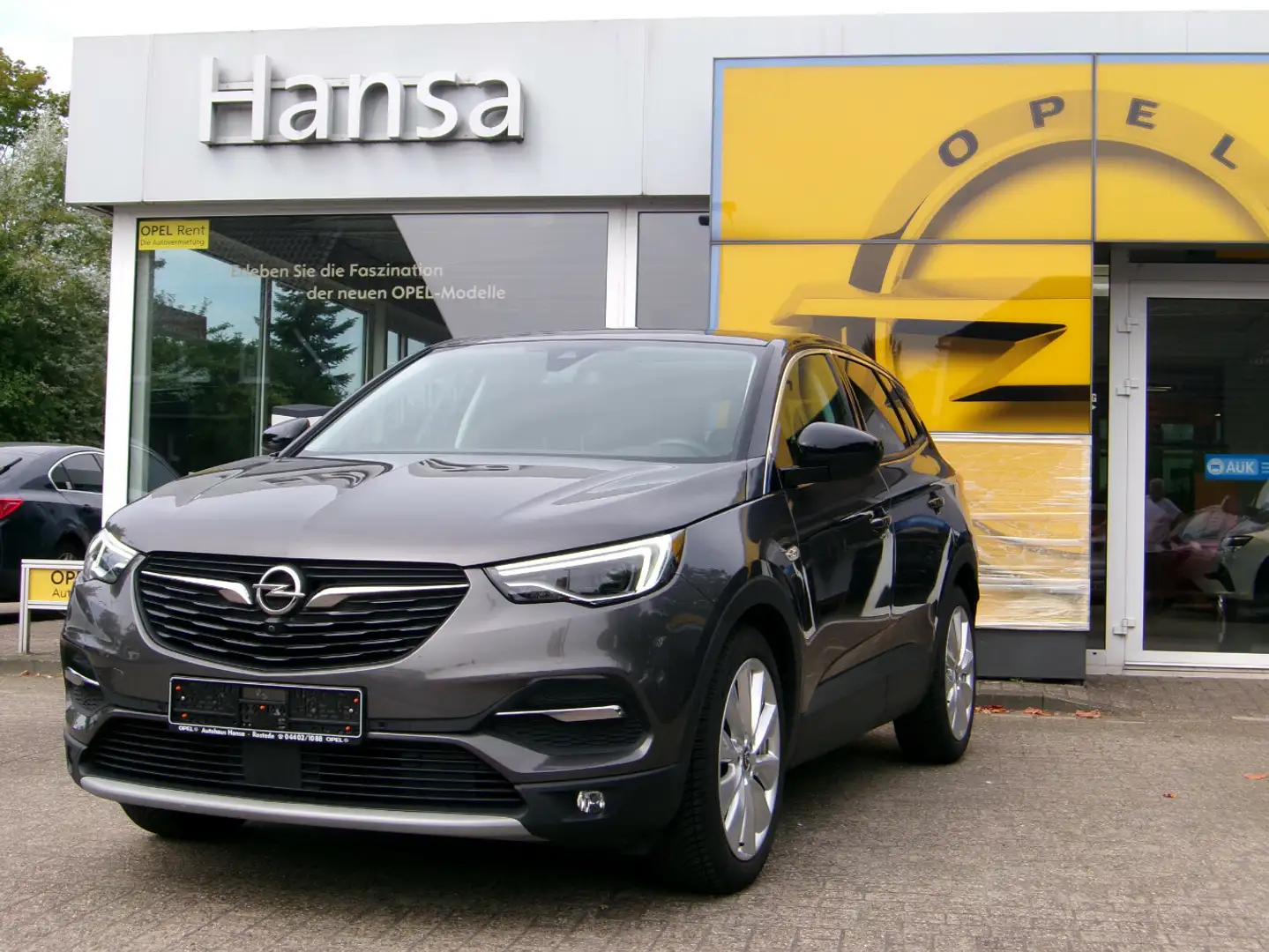 Opel Grandland Ultimate Leder Klima Navi SZHZG Gris - 1