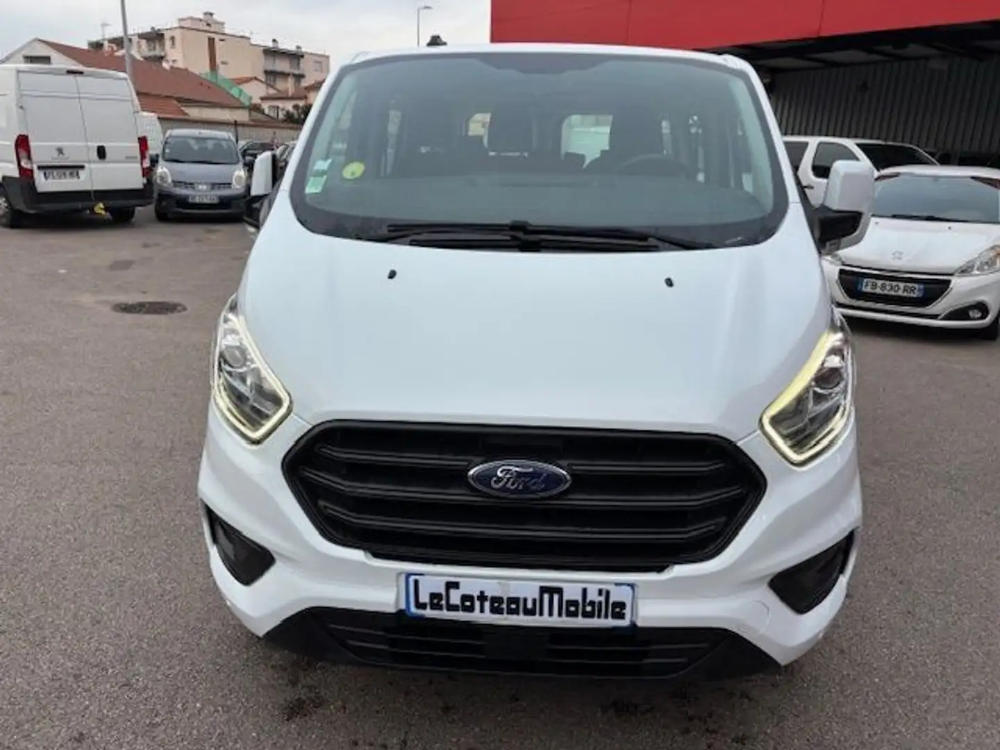 Ford Tourneo Custom t.custom 260 L1H1 2.0 ECOBLUE 105 AMBIENTE 9 PLACES Blanc - 2