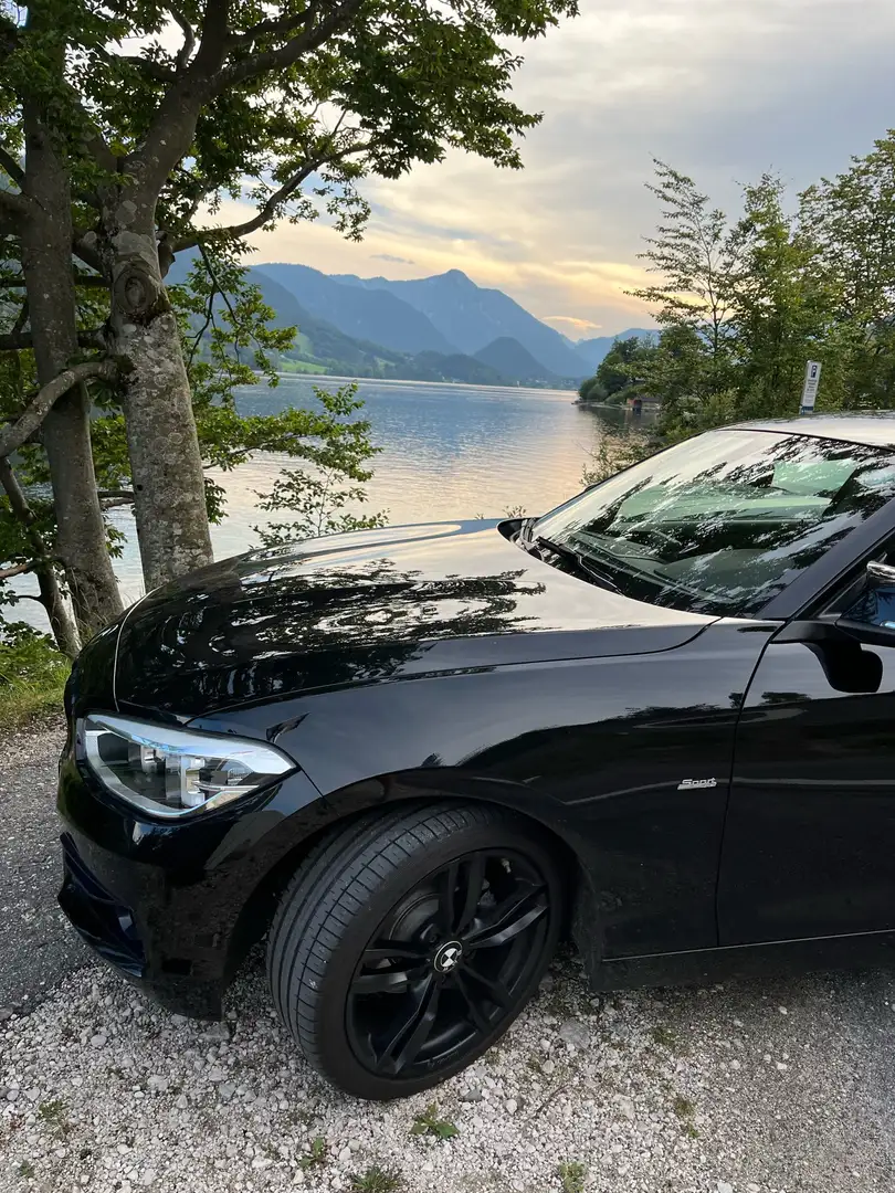 BMW 118 118d Sport Line Schwarz - 1