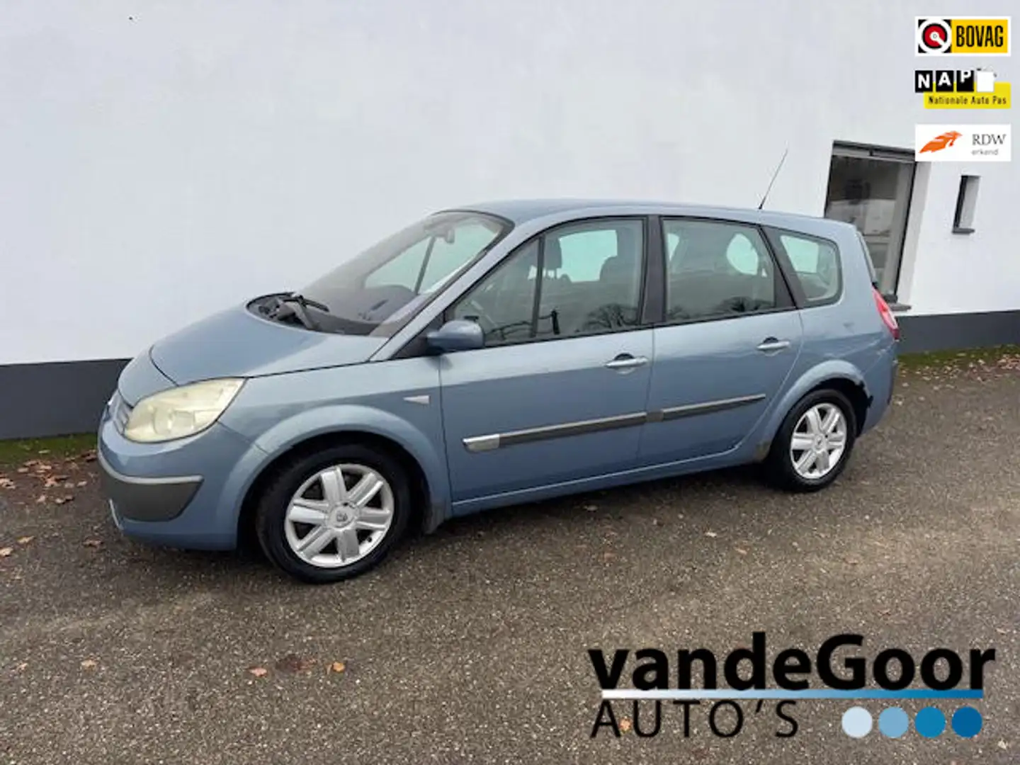 Renault Grand Scenic 2.0-16V Dynamique Luxe, '04, 7-pers., apk 07-26, i Albastru - 1