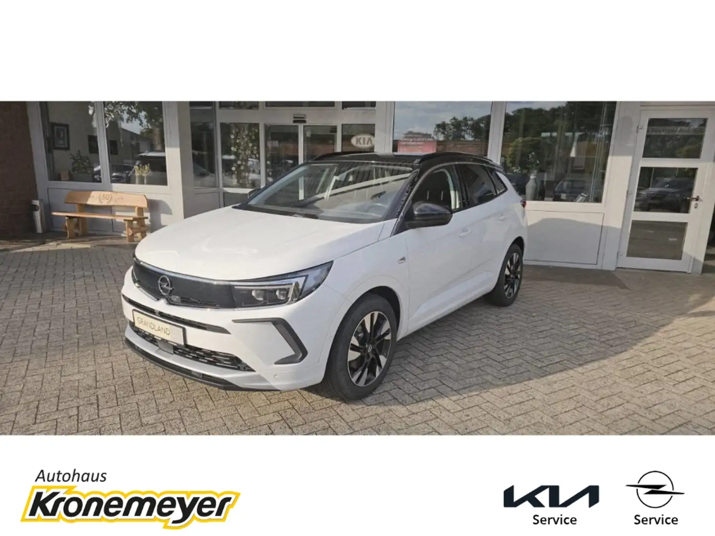 Opel Grandland 1.5 D Business Elegance Automatik 130PS AHK-abnehm Weiß - 2